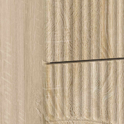 Bedside Cabinet Sonoma Oak 43 x 34.5 x 44.5 cm Engineered Wood