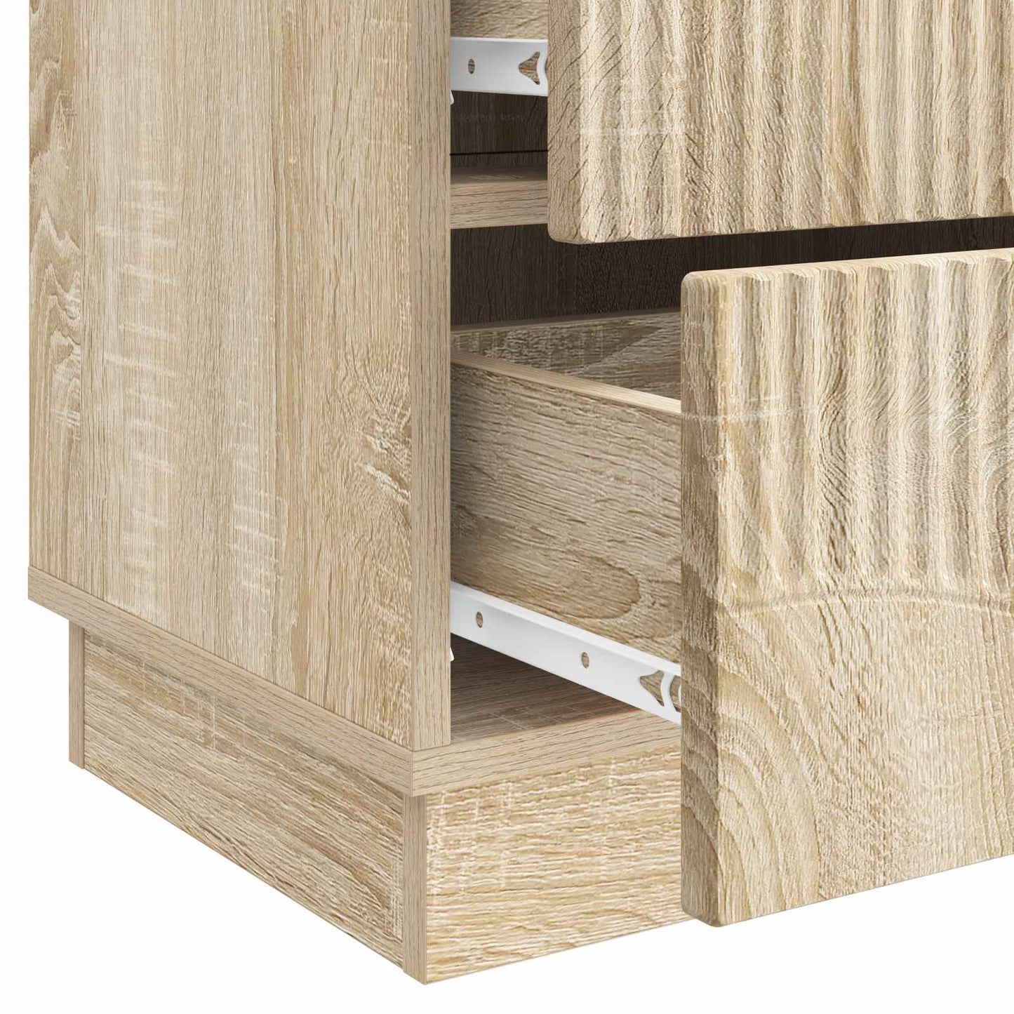 Bedside Cabinet Sonoma Oak 43 x 34.5 x 44.5 cm Engineered Wood