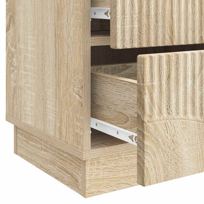 Bedside Cabinet Sonoma Oak 43 x 34.5 x 44.5 cm Engineered Wood