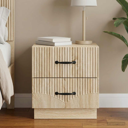 Bedside Cabinet Sonoma Oak 43 x 34.5 x 44.5 cm Engineered Wood
