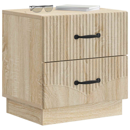 Bedside Cabinet Sonoma Oak 43 x 34.5 x 44.5 cm Engineered Wood