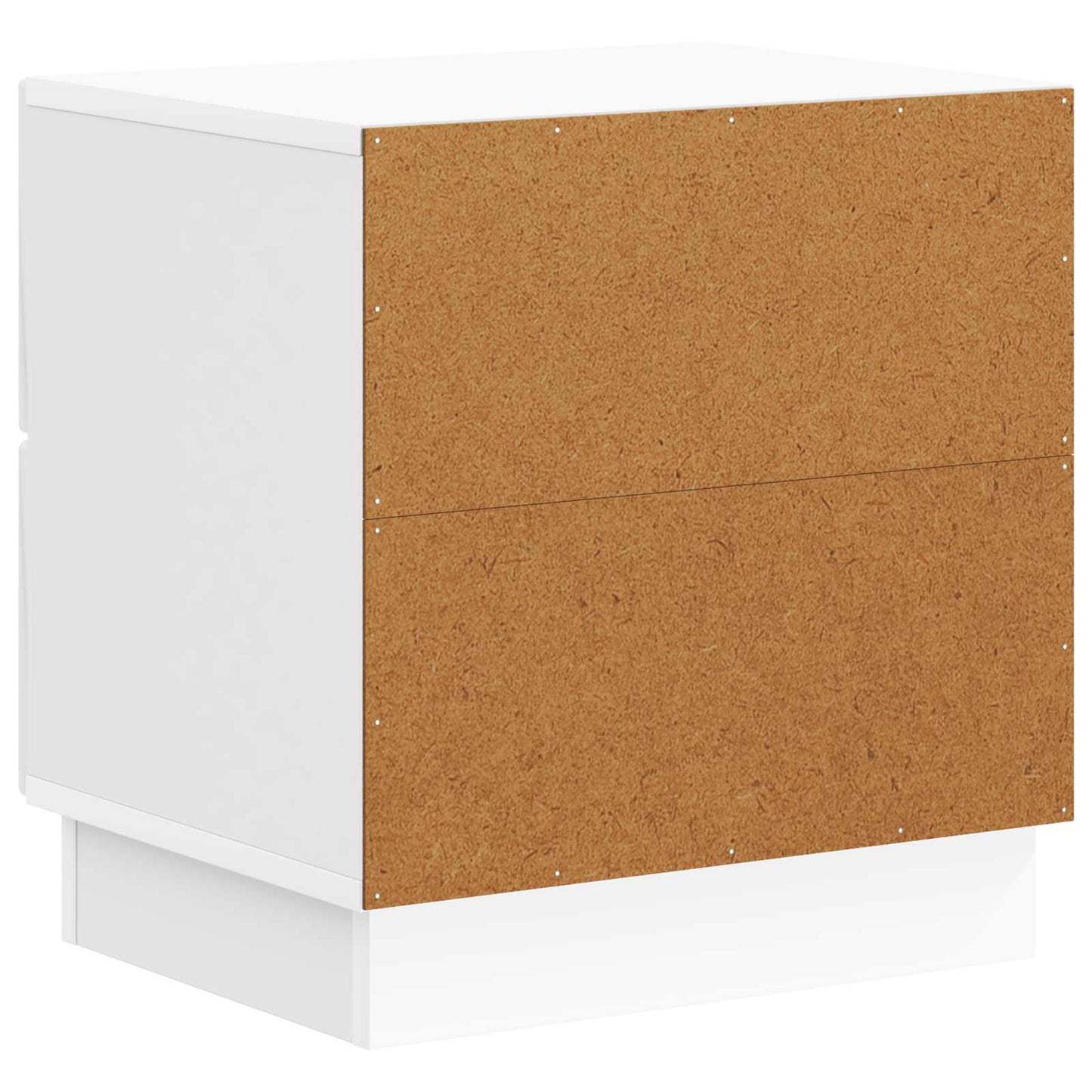 Bedside Cabinet High Gloss White 43 x 34.5 x 44.5 cm
