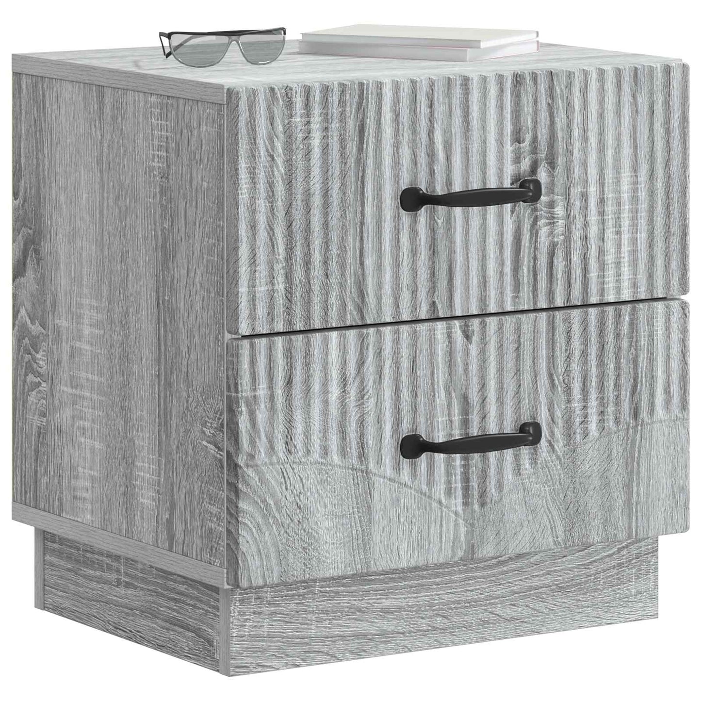 Bedside Cabinet Grey Sonoma 43 x 34.5 x 44.5 cm Engineered Wood