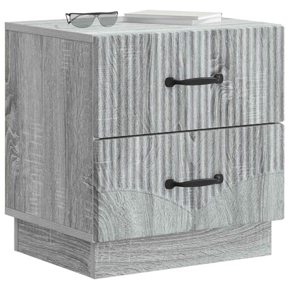 Bedside Cabinet Grey Sonoma 43 x 34.5 x 44.5 cm Engineered Wood