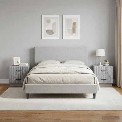 Bedside Cabinet 2 pcs Grey Sonoma 43 x 34.5 x 44.5 cm