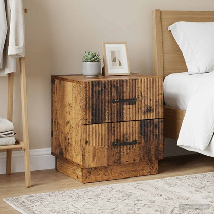 Bedside Cabinet 2 pcs Old Wood 43 x 34.5 x 44.5 cm
