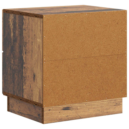 Bedside Cabinet with Drawer 2 pcs Old Wood 43 x 34.5 x 44.5 cm