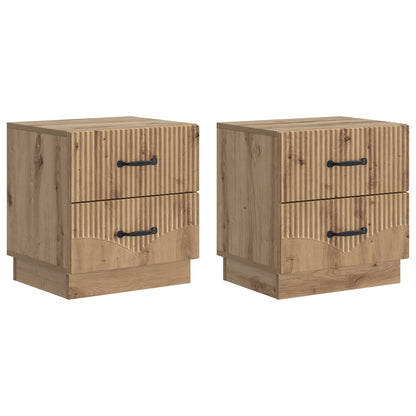 Bedside Cabinet 2 pcs Artisan Oak 43 x 34.5 x 44.5 cm