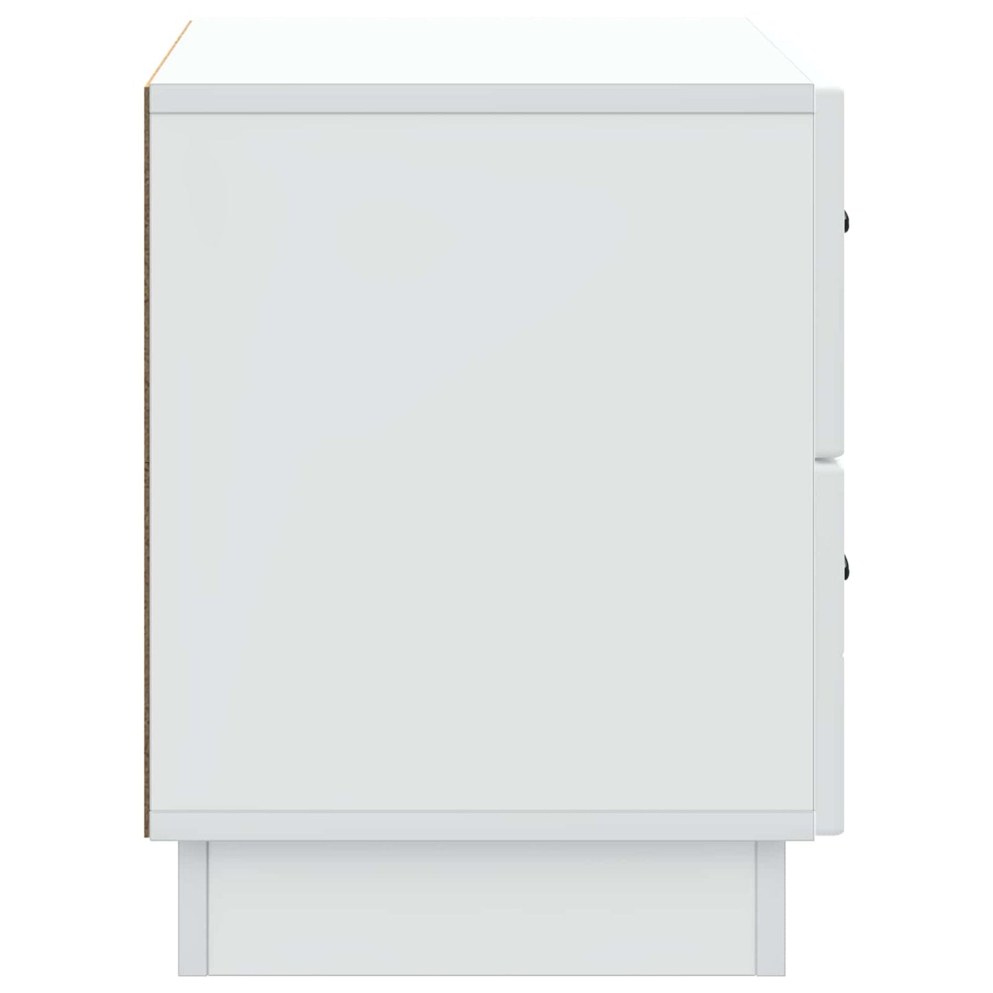 Bedside Cabinet White 62 x 34.5 x 44.5 cm Engineered Wood