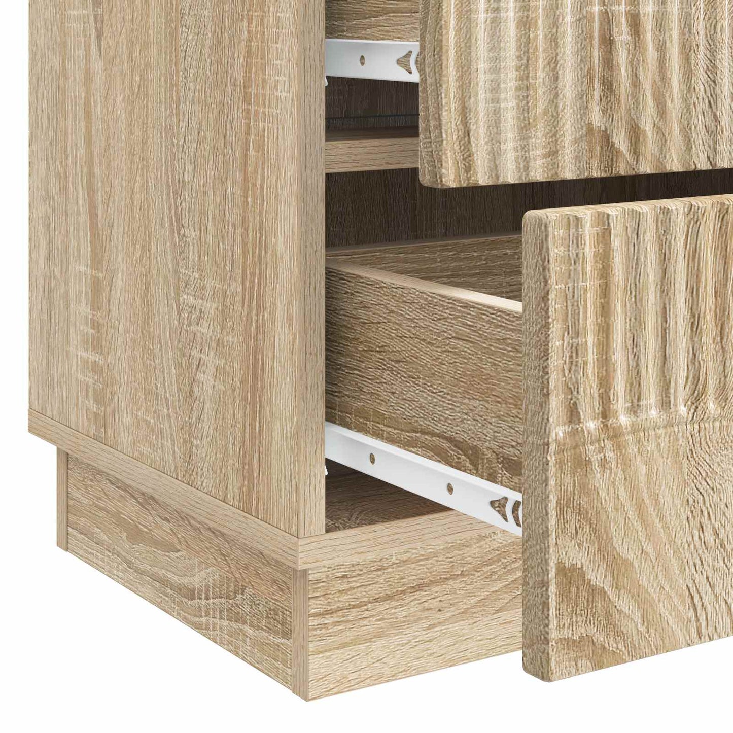 Bedside Cabinet Sonoma Oak 62 x 34.5 x 44.5 cm Engineered Wood