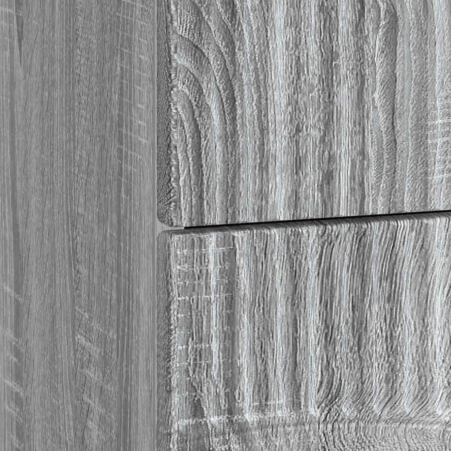 Bedside Cabinet Grey Sonoma 62 x 34.5 x 44.5 cm Engineered Wood