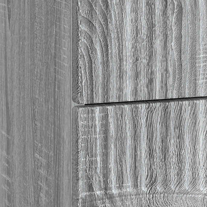 Bedside Cabinet Grey Sonoma 62 x 34.5 x 44.5 cm Engineered Wood