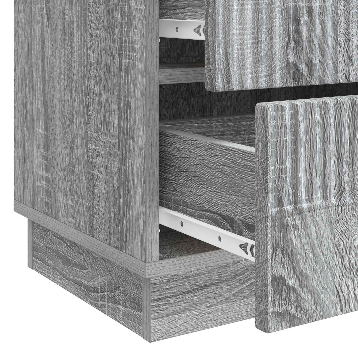 Bedside Cabinet Grey Sonoma 62 x 34.5 x 44.5 cm Engineered Wood
