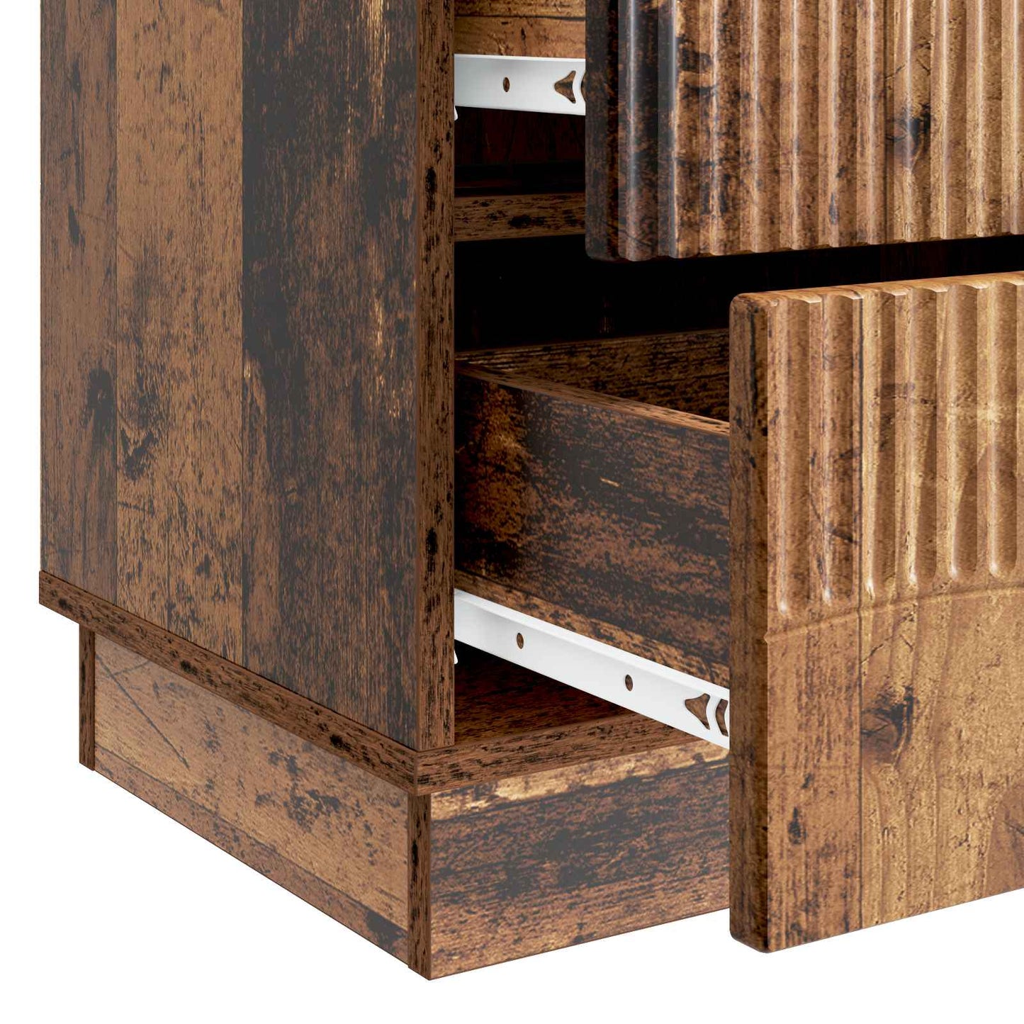 Bedside Cabinet Old Wood 62 x 34.5 x 44.5 cm Engineered Wood