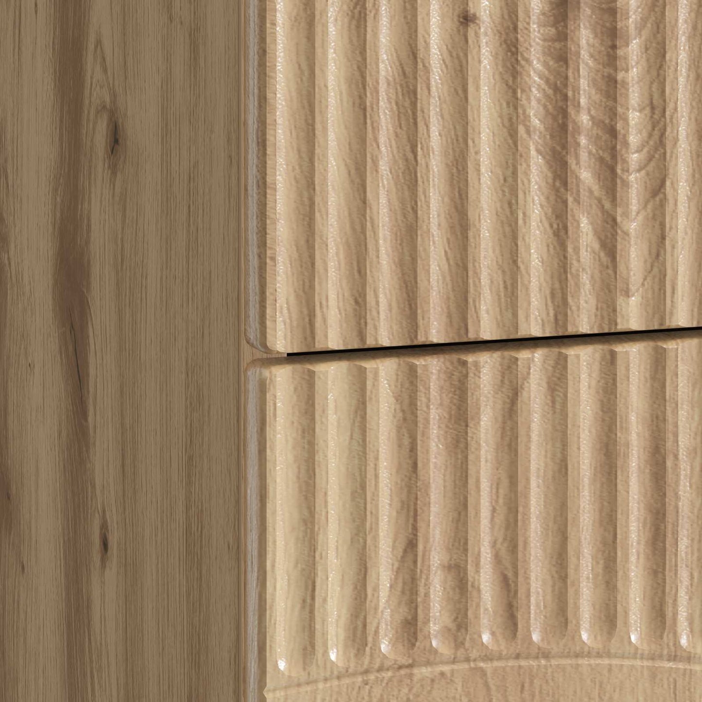 Bedside Cabinet Artisan Oak 62 x 34.5 x 44.5 cm Engineered Wood