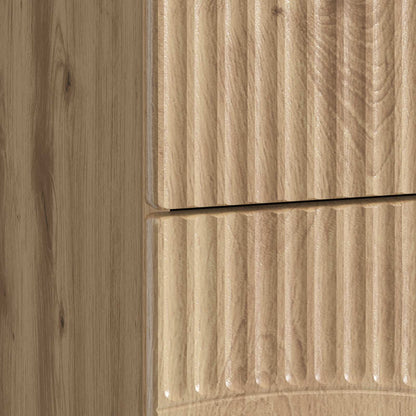 Bedside Cabinet Artisan Oak 62 x 34.5 x 44.5 cm Engineered Wood