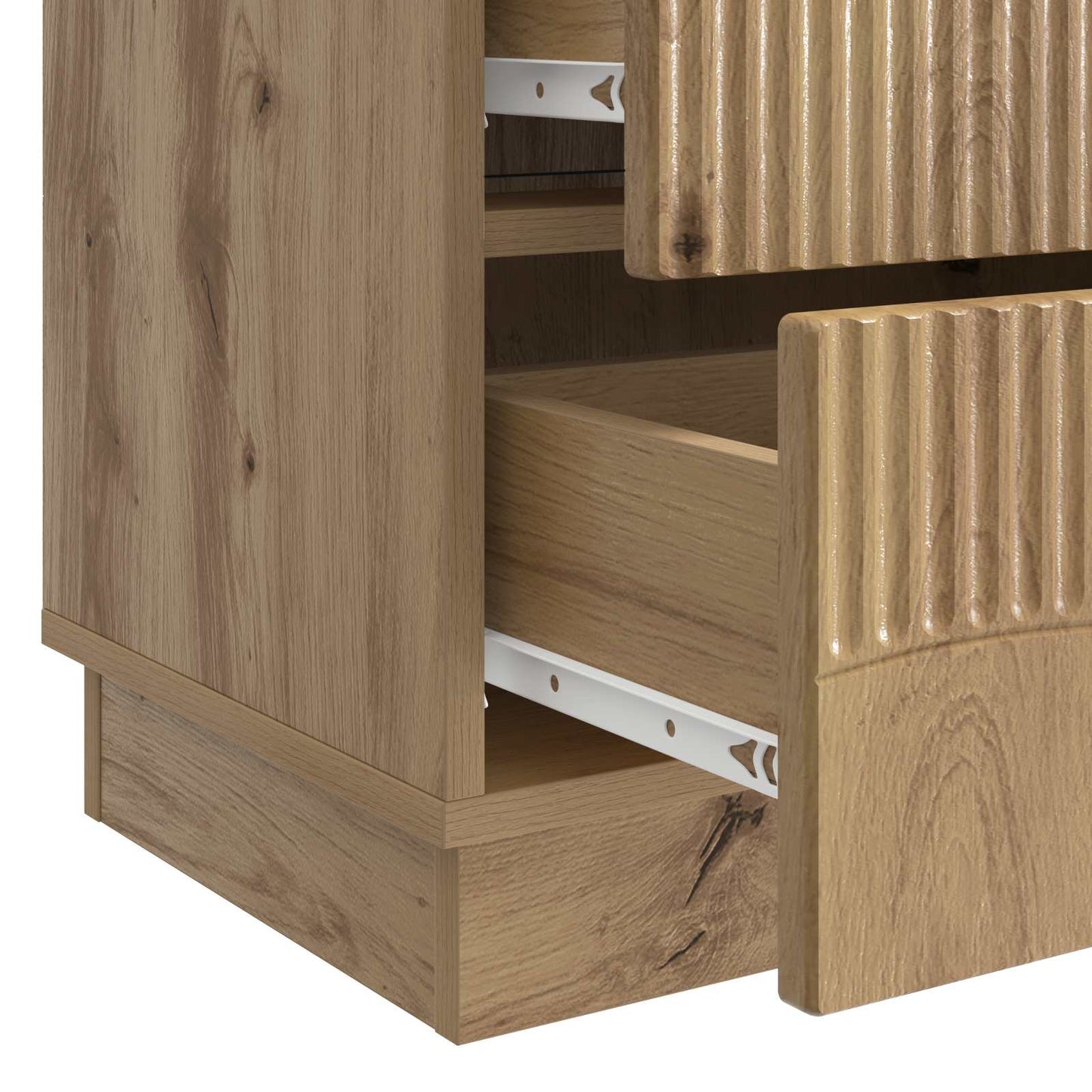 Bedside Cabinet Artisan Oak 62 x 34.5 x 44.5 cm Engineered Wood