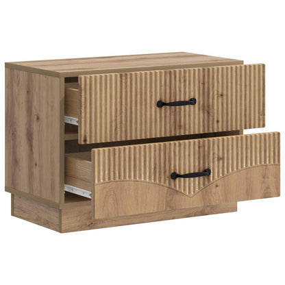 Bedside Cabinet Artisan Oak 62 x 34.5 x 44.5 cm Engineered Wood