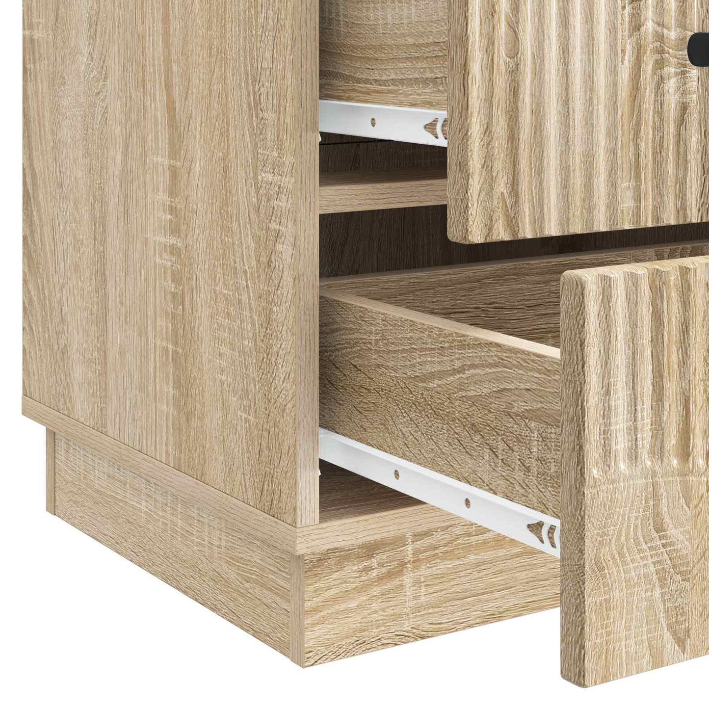 Bedside Cabinet Sonoma Oak 43 x 41 x 63.5 cm Engineered Wood