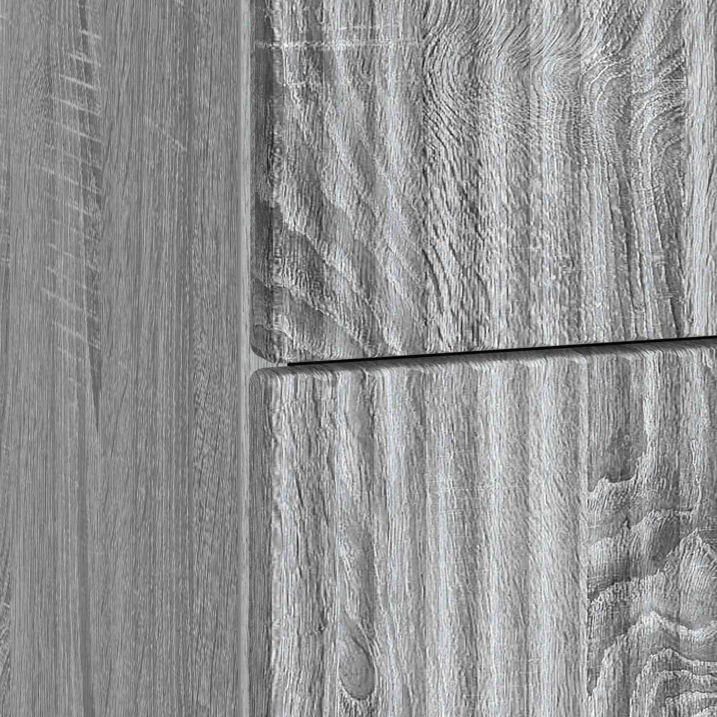 Bedside Cabinet Grey Sonoma 43 x 41 x 63.5 cm Engineered Wood