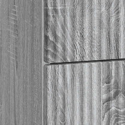 Bedside Cabinet Grey Sonoma 43 x 41 x 63.5 cm Engineered Wood