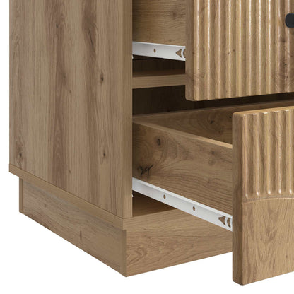 Bedside Cabinet Artisan Oak 43 x 41 x 63.5 cm Engineered Wood