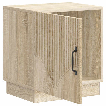 Bedside Table Sonoma Oak 43 x 34.5 x 47 cm Engineered Wood