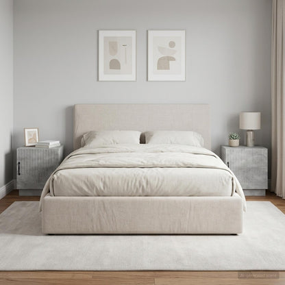 Bedside Table 2 pcs Concerte Grey 43 x 34.5 x 47 cm