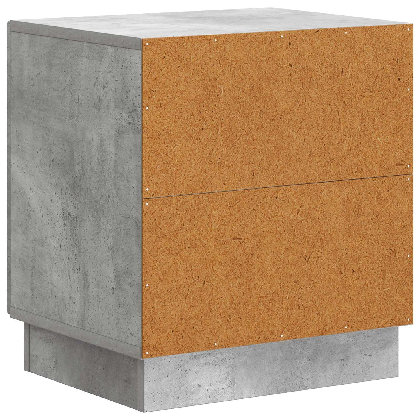 Bedside Table 2 pcs Concerte Grey 43 x 34.5 x 47 cm