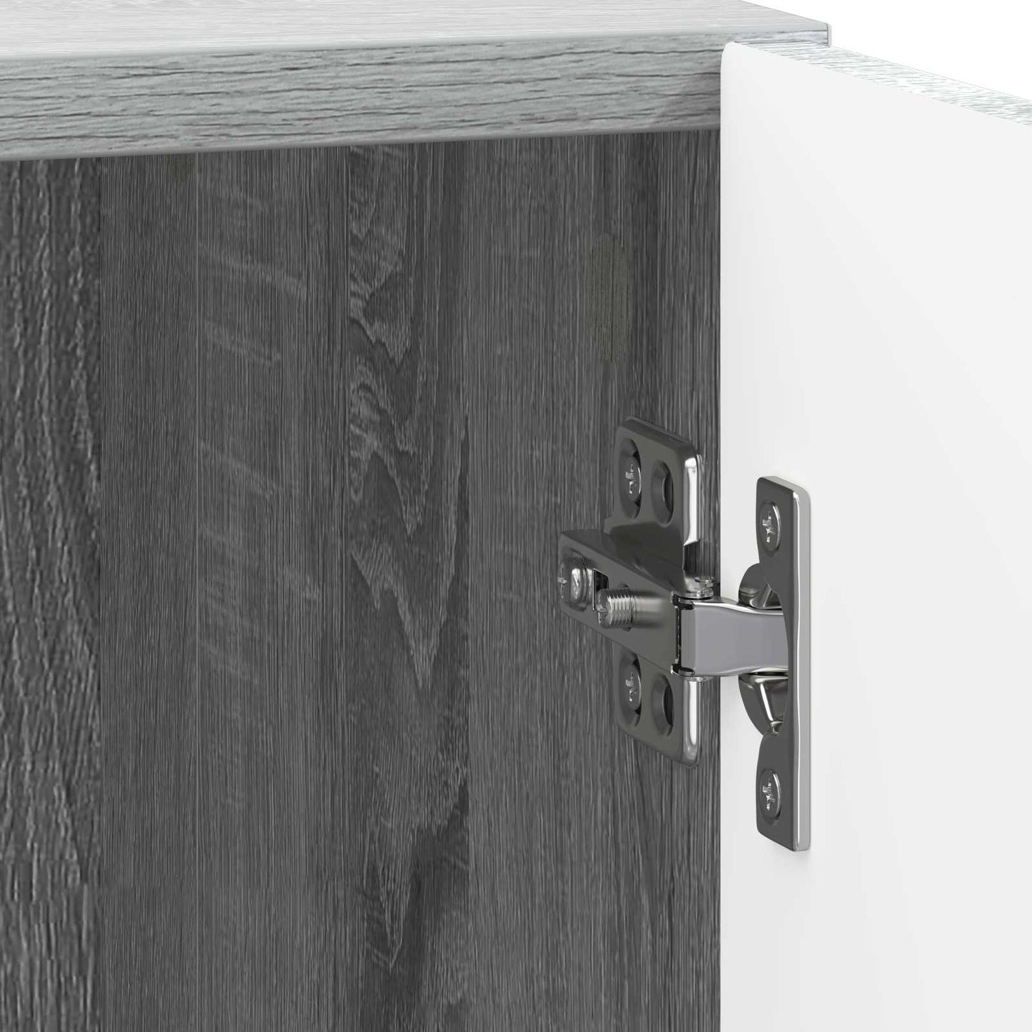 Bedside Table Grey Sonoma 43 x 34.5 x 47 cm Engineered Wood