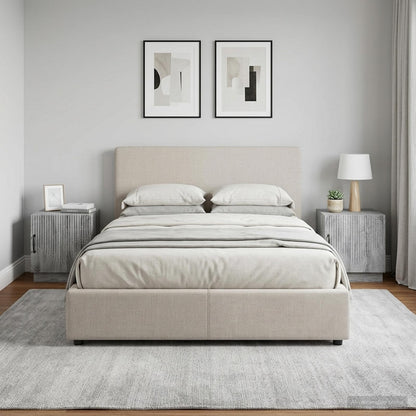 Bedside Table 2 pcs Grey Sonoma 43 x 34.5 x 47 cm