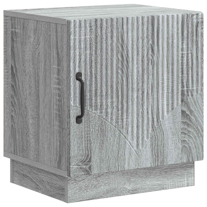 Bedside Table 2 pcs Grey Sonoma 43 x 34.5 x 47 cm