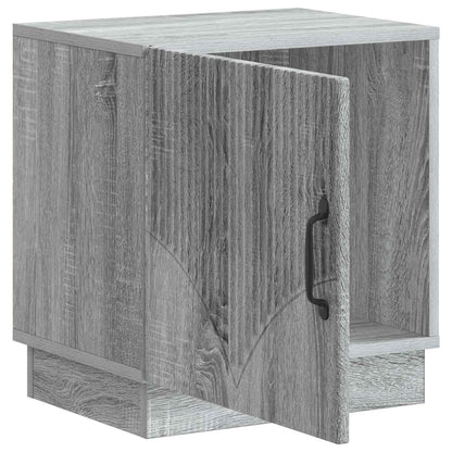 Bedside Table 2 pcs Grey Sonoma 43 x 34.5 x 47 cm