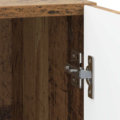Bedside Table Old Wood 43 x 34.5 x 47 cm Engineered Wood