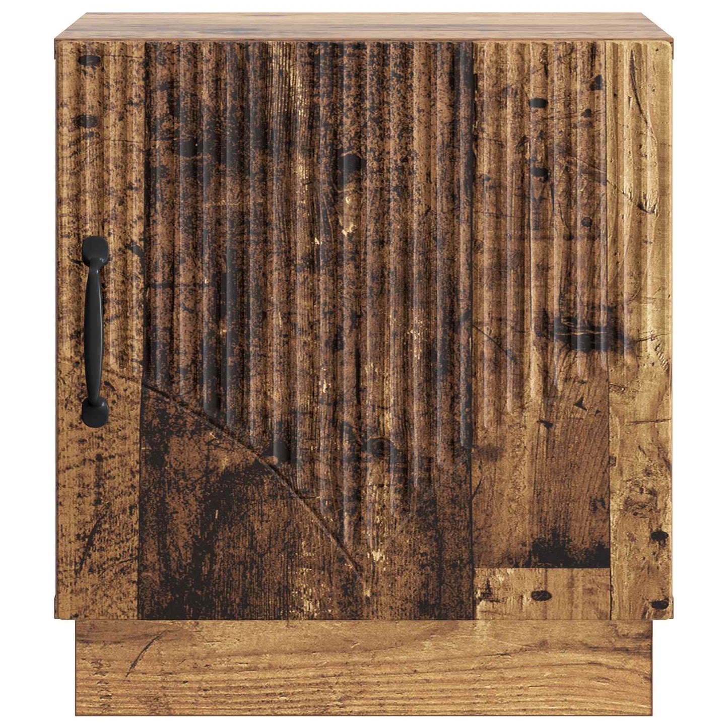 Bedside Table 2 pcs Old Wood 43 x 34.5 x 47 cm Engineered Wood