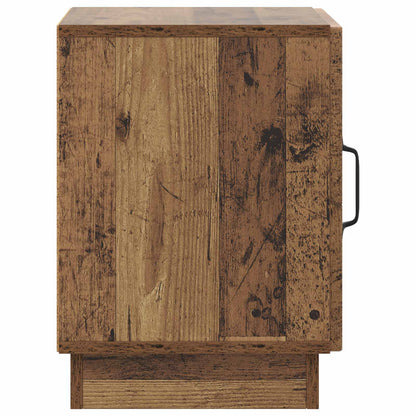 Bedside Table 2 pcs Old Wood 43 x 34.5 x 47 cm Engineered Wood