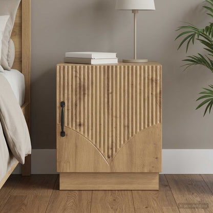 Bedside Table Artisian Oak 43 x 34.5 x 47 cm Engineered Wood