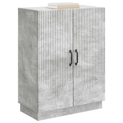 Sideboard Concrete Grey 66 x 34.5 x 87 cm Engineered Wood