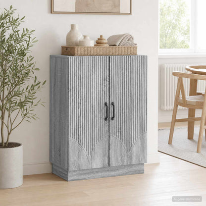 Sideboard Grey Sonoma 66 x 34.5 x 87 cm Engineered Wood