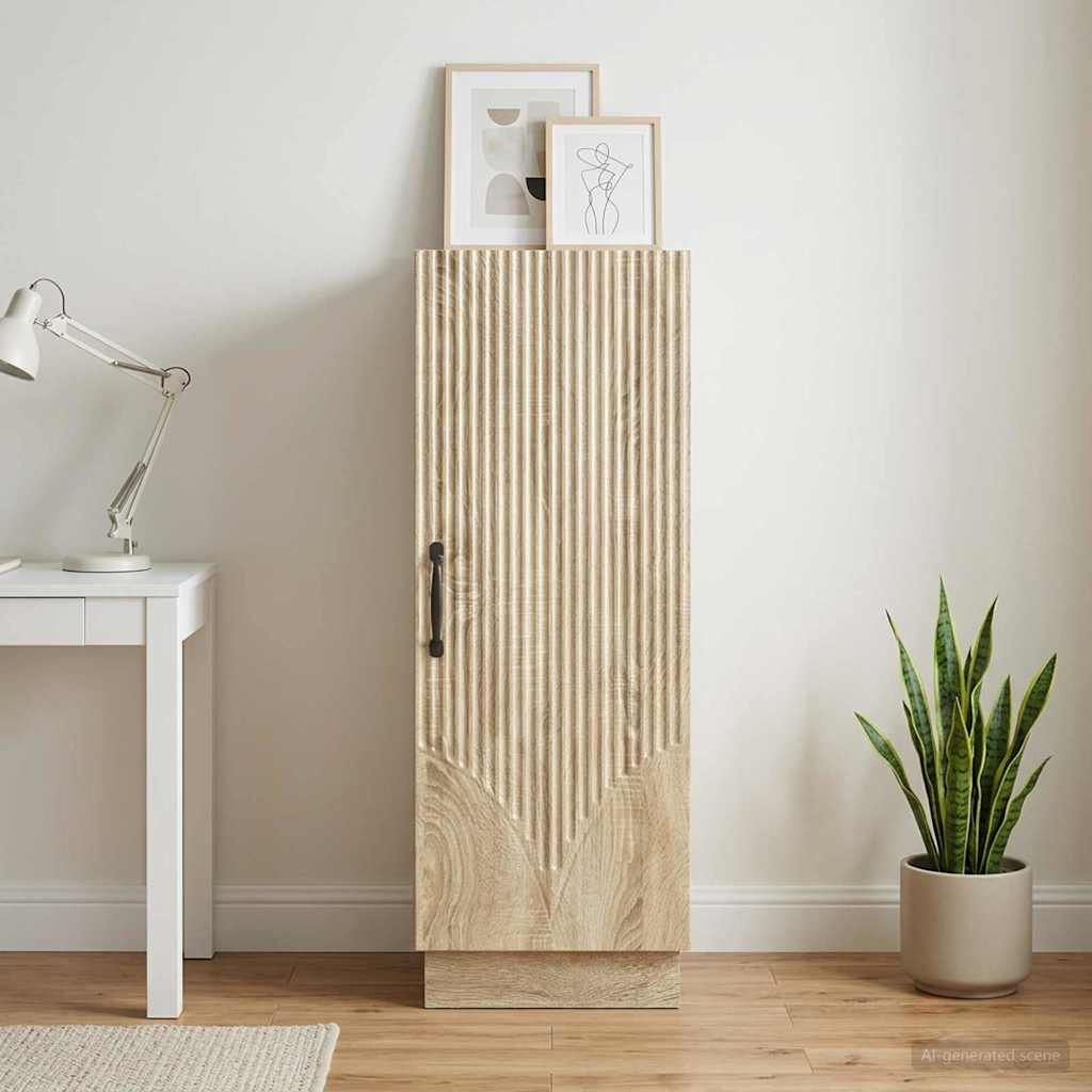 Sideboard Sonoma Oak 33 x 34.5 x 87 cm Engineered Wood