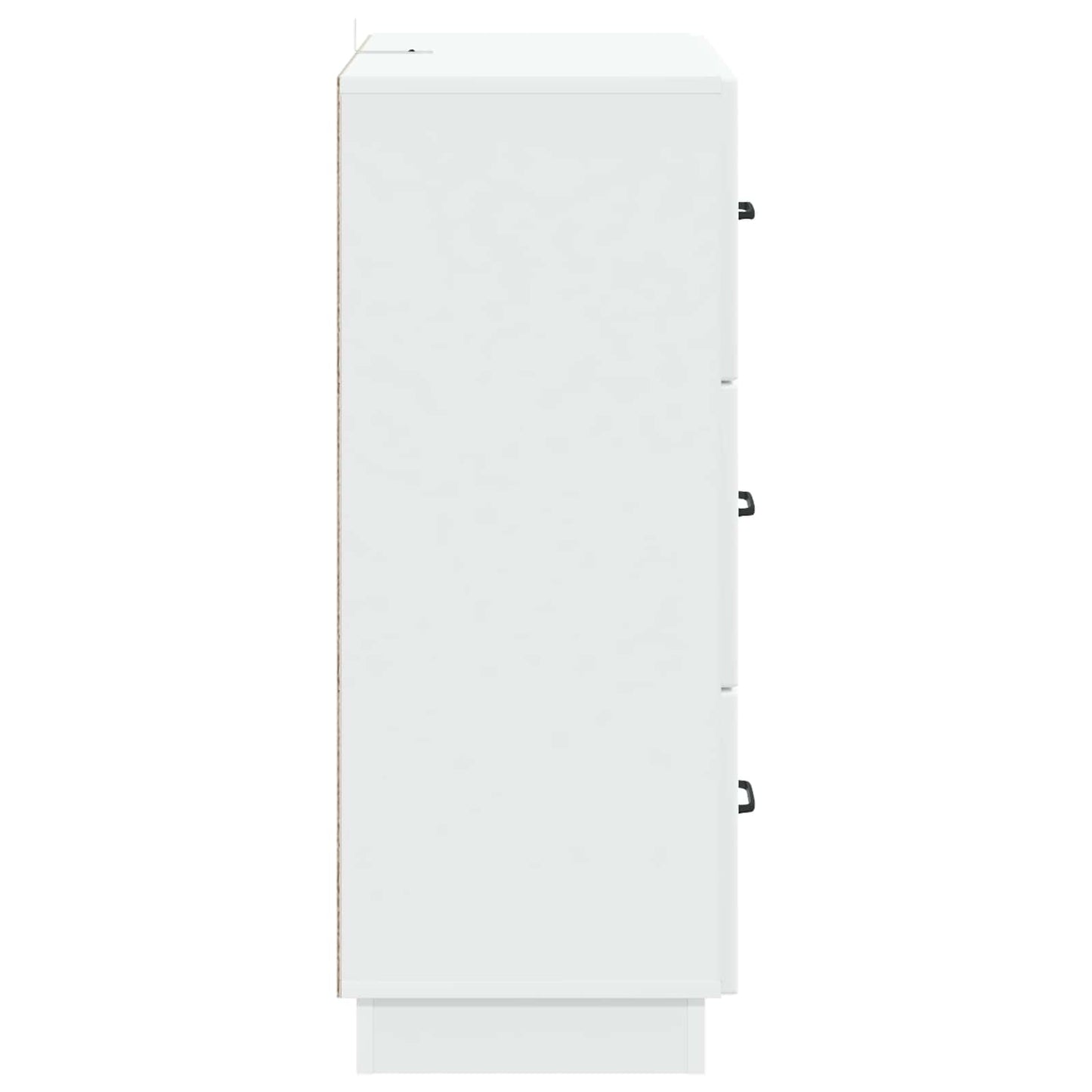Drawer Cabinet White 66 x 34.5 x 87 cm Engineered Wood