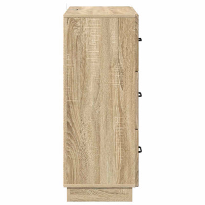 Drawer Cabinet Sonoma Oak 66 x 34.5 x 87 cm Engineered Wood