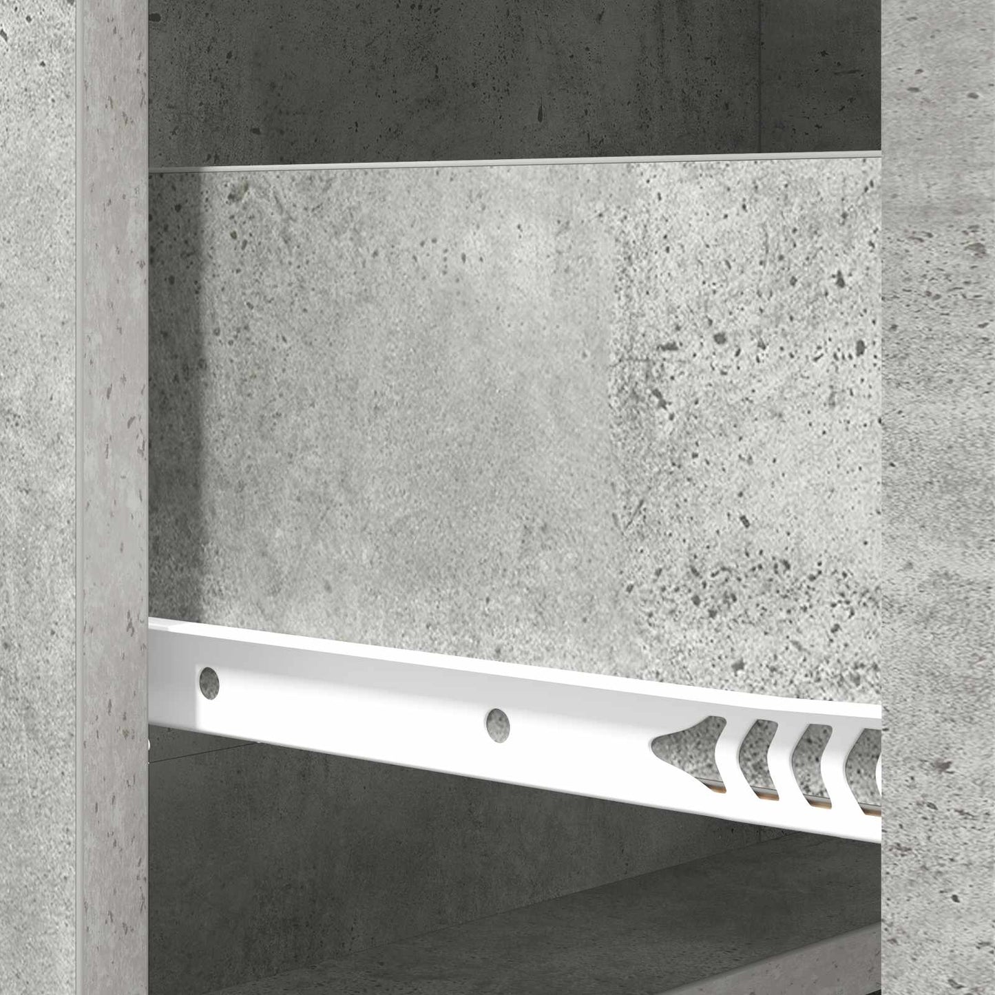 Drawer Cabinet Concrete Grey 66 x 34.5 x 87 cm Engineered Wood