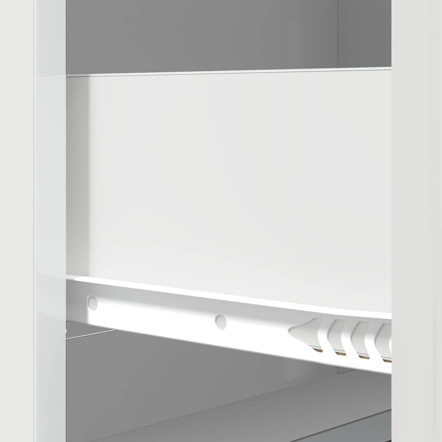 Drawer Cabinet High Gloss White 66 x 34.5 x 87 cm