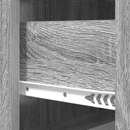 Drawer Cabinet Grey Sonoma 66 x 34.5 x 87 cm Engineered Wood