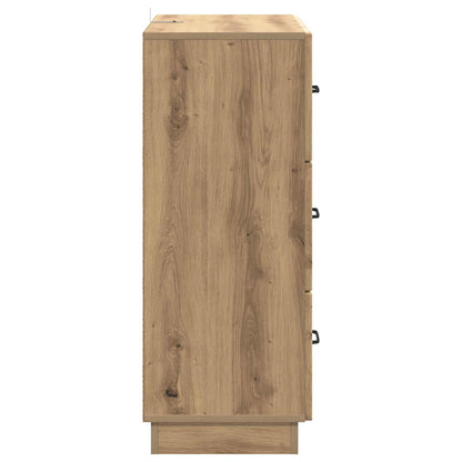 Drawer Cabinet Artisan Oak 66 x 34.5 x 87 cm Engineered Wood