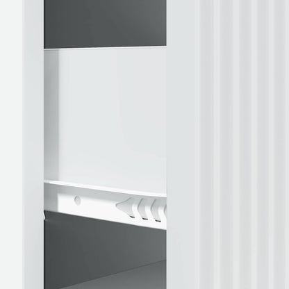 Drawer Cabinet White 33 x 34.5 x 87 cm Engineered Wood