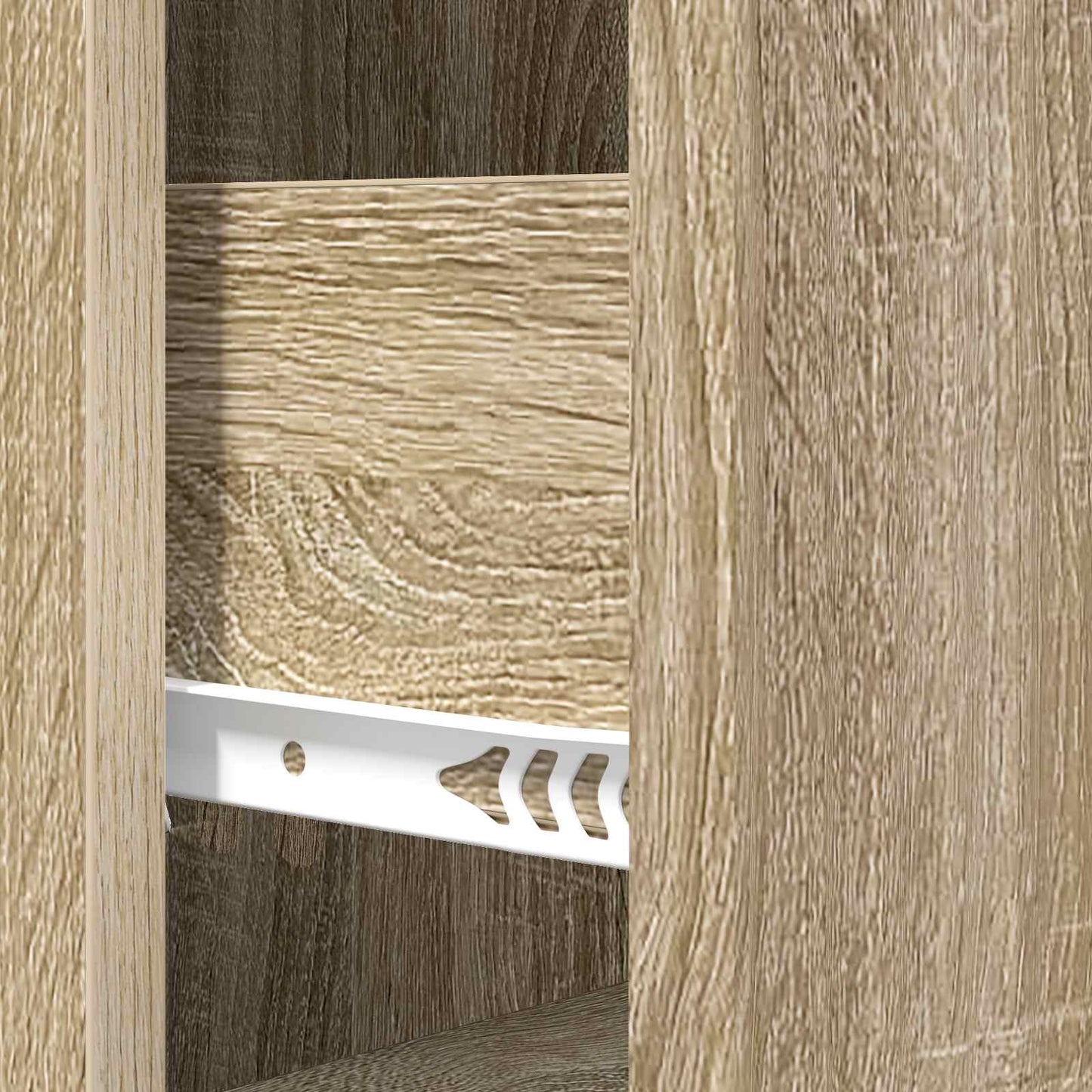 Drawer Cabinet Sonoma Oak 33 x 34.5 x 87 cm Engineered Wood