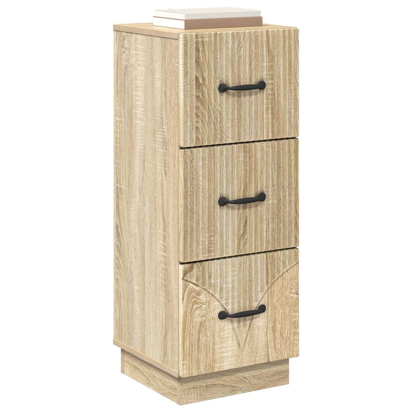 Drawer Cabinet Sonoma Oak 33 x 34.5 x 87 cm Engineered Wood