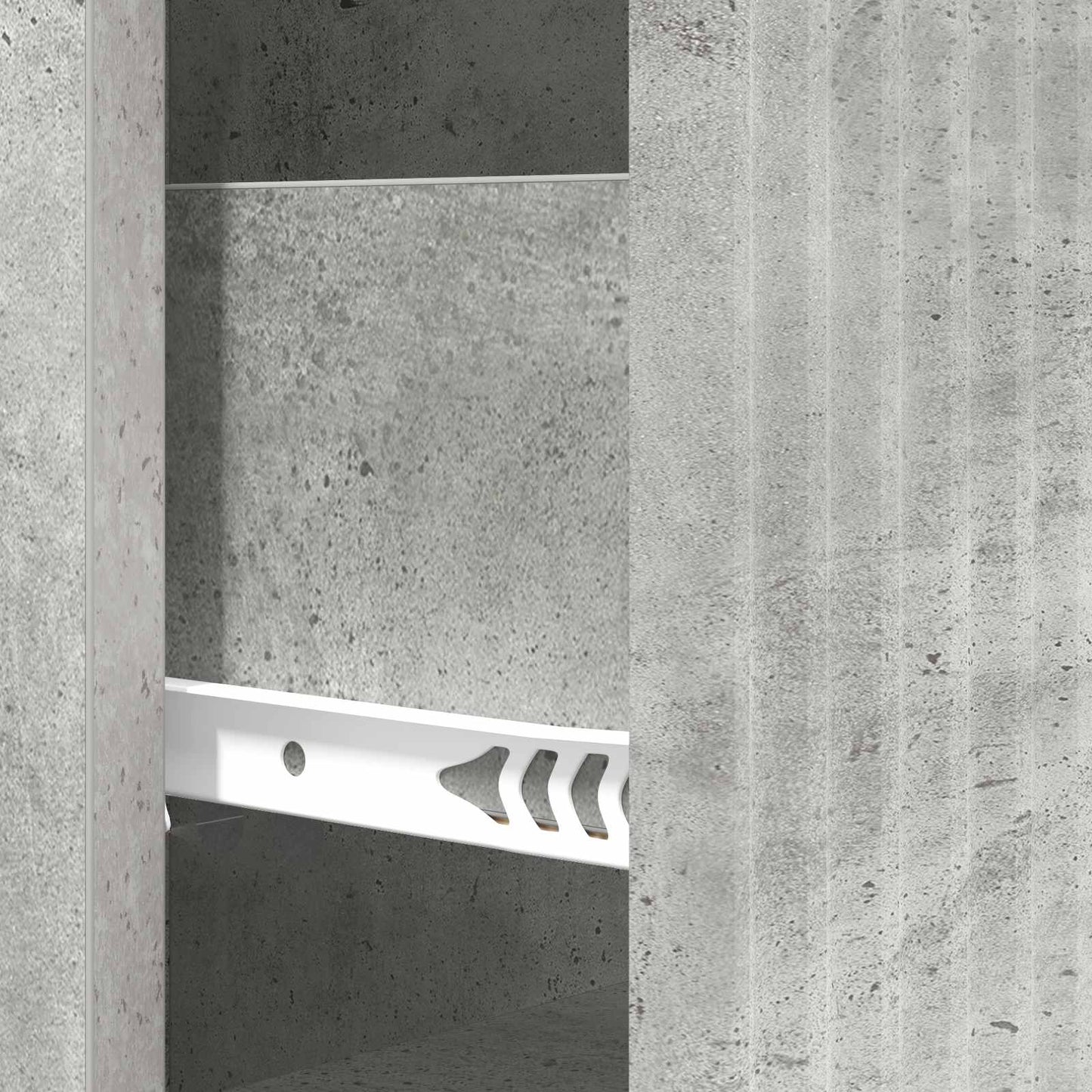 Drawer Cabinet 33 x 34.5 x 87 cm Engineered Wood Concrete Grey